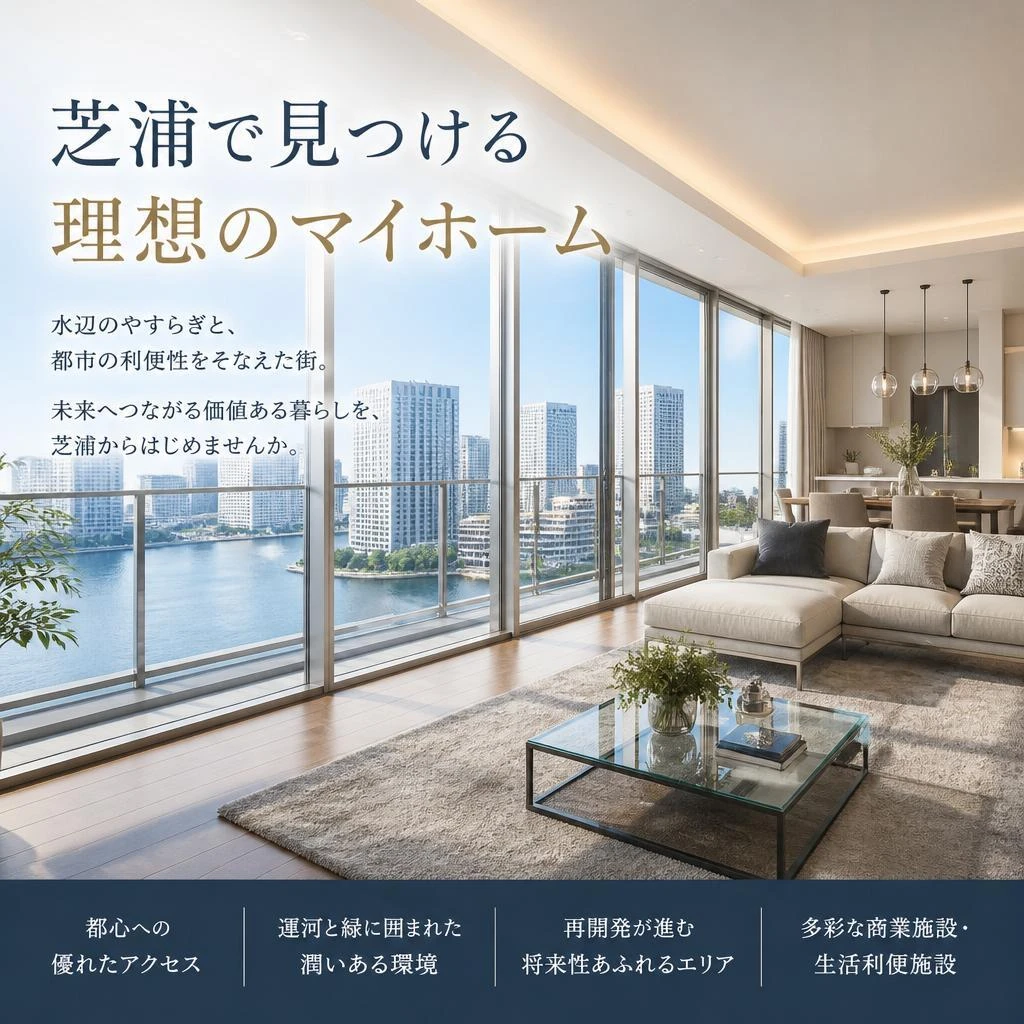 芝浦で見つける理想のマイホーム
