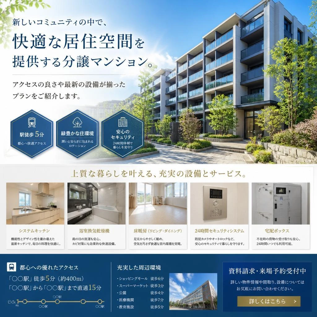 分譲マンションの魅力