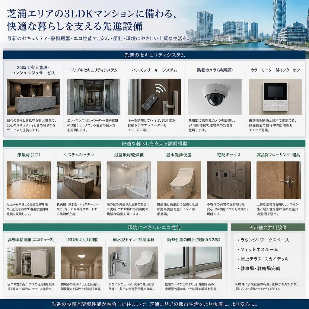 快適な住環境を提供する設備