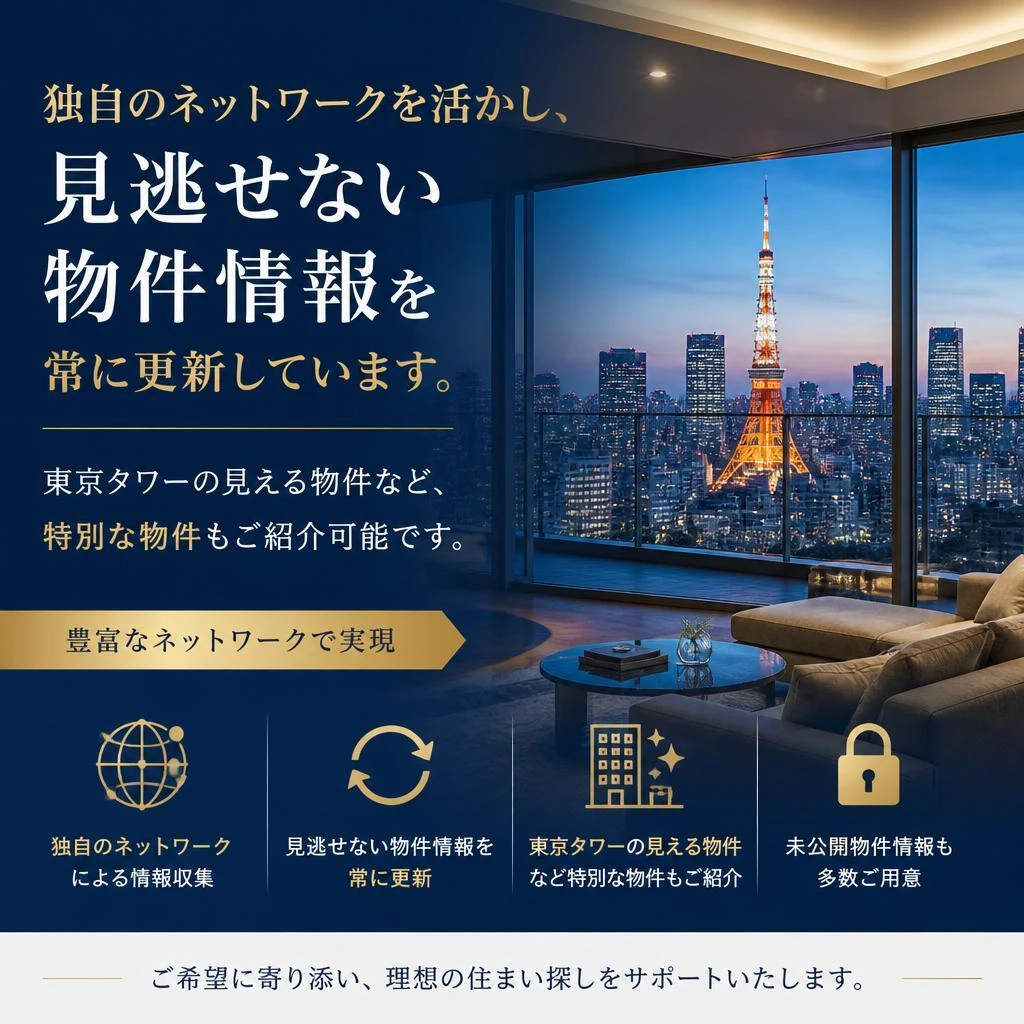 豊富な物件情報を揃えています