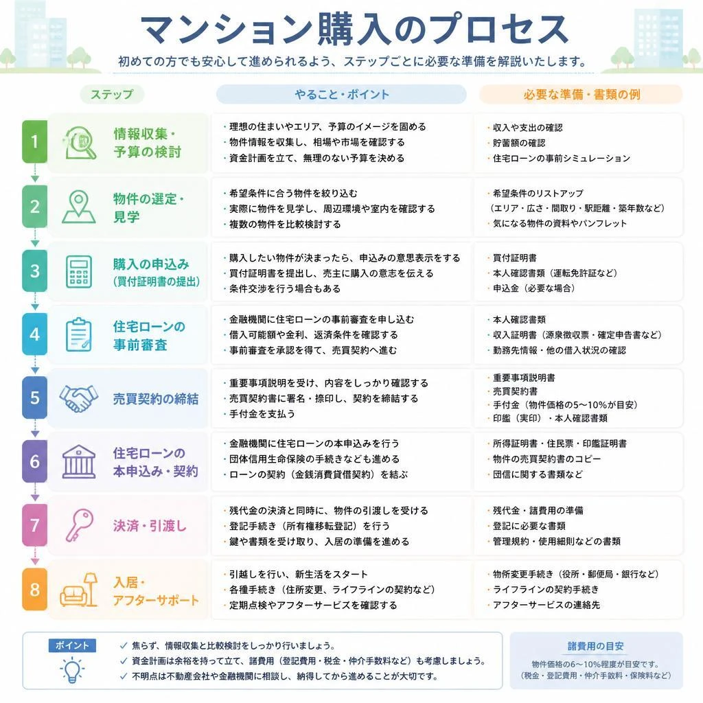 購入の流れを理解しよう