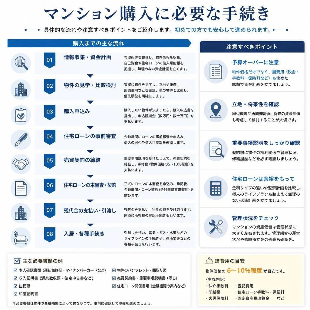 購入手続きの流れと注意点