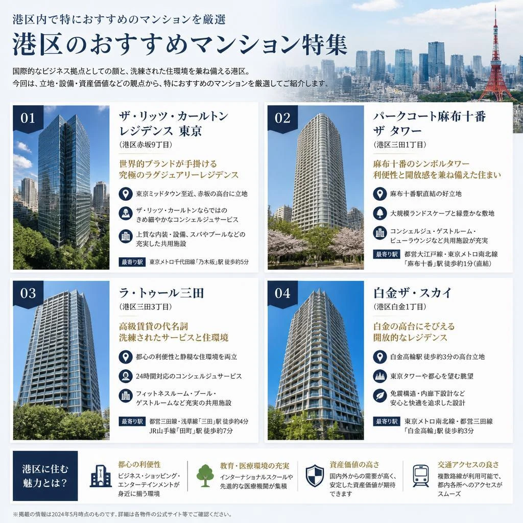 おすすめの港区マンションのご紹介