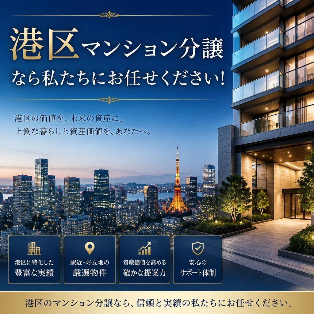 港区マンション分譲なら私たちにお任せください！