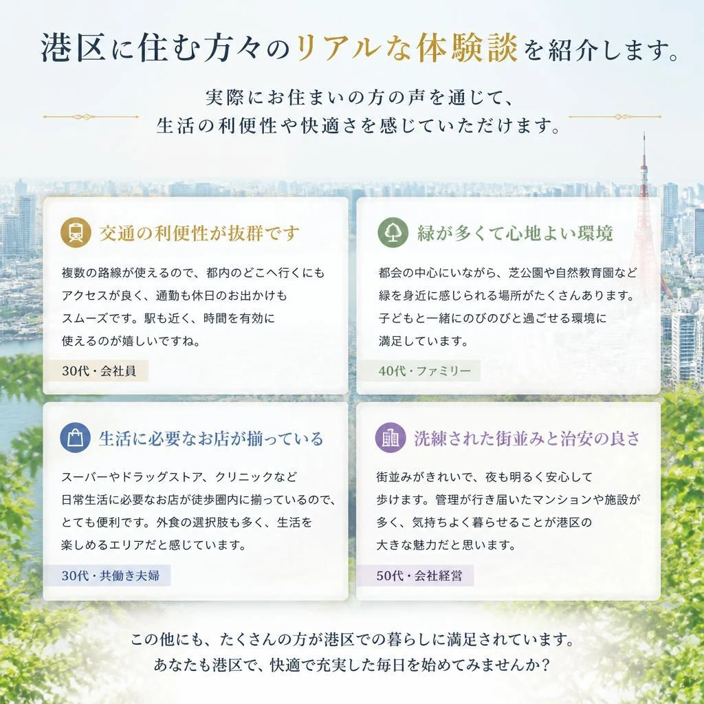 実際の住人の声