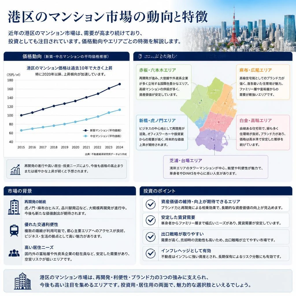 2. 港区のマンション市場動向