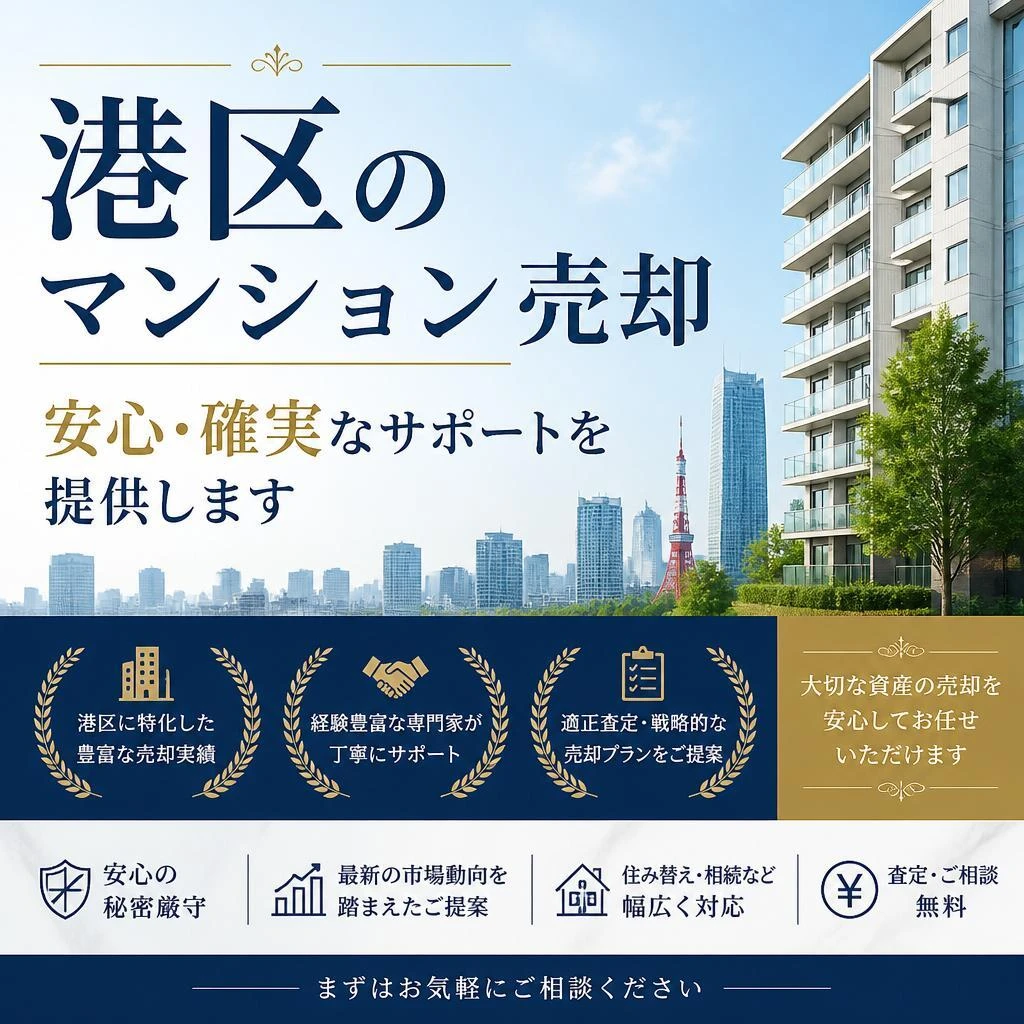 港区のマンション売却、安心・確実なサポートを提供します