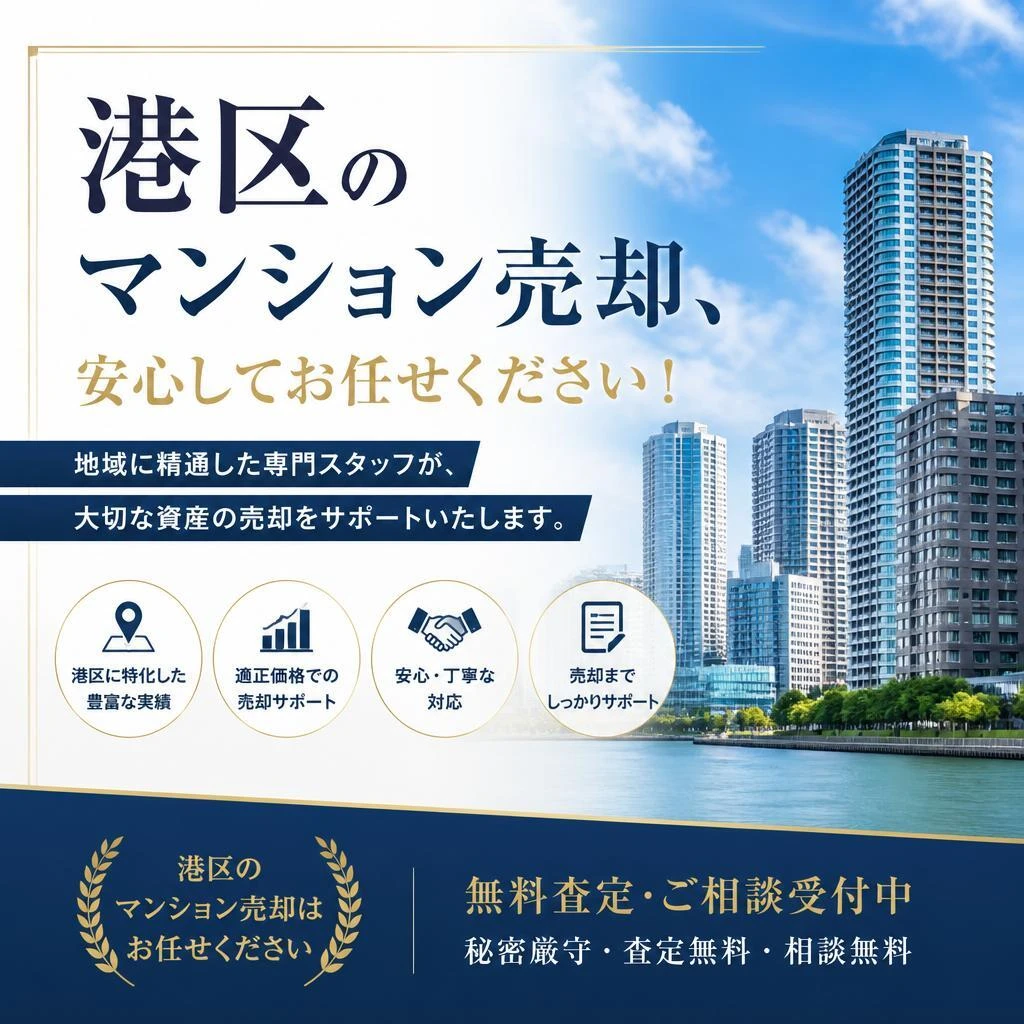 港区のマンション売却、安心してお任せください！