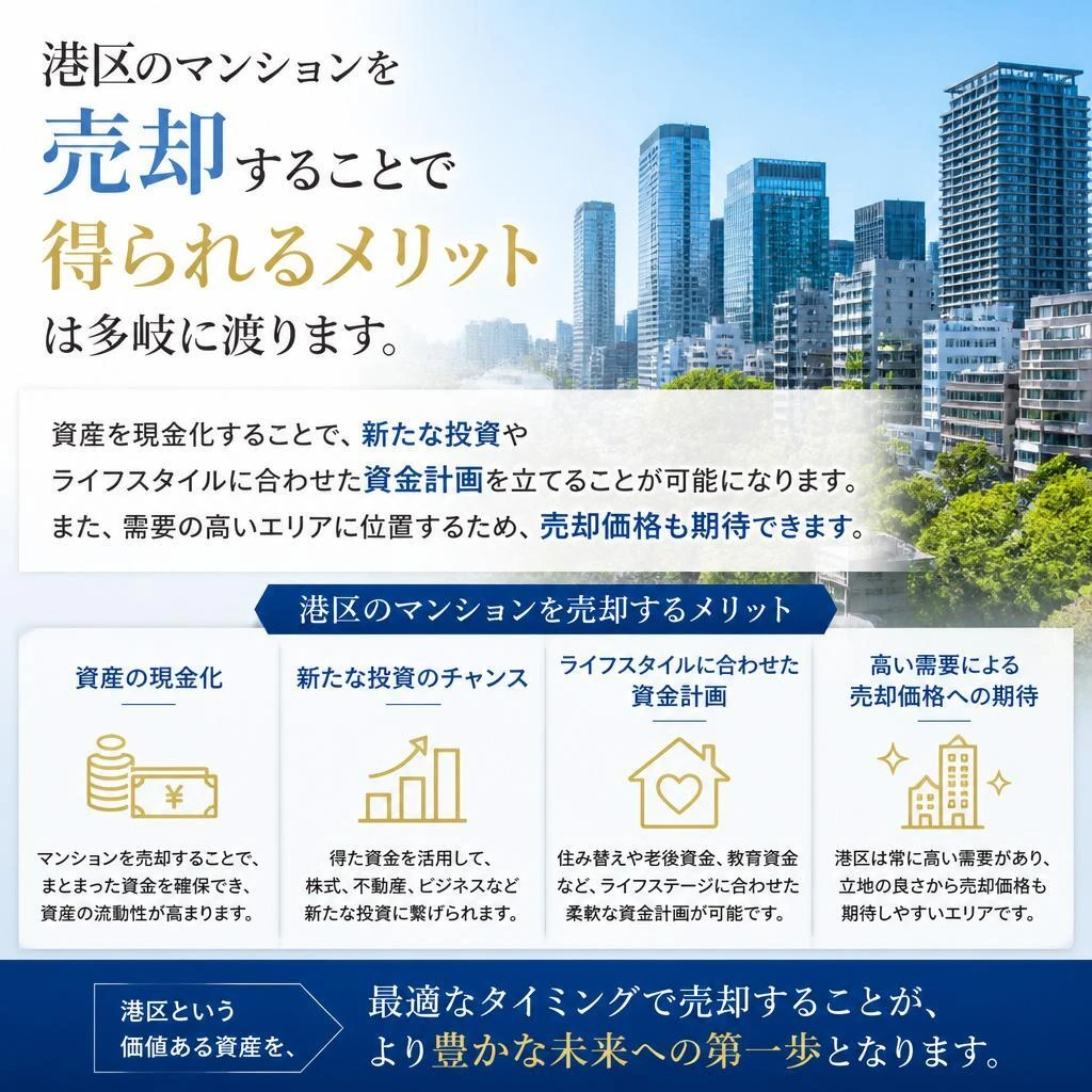 マンション売却のメリット