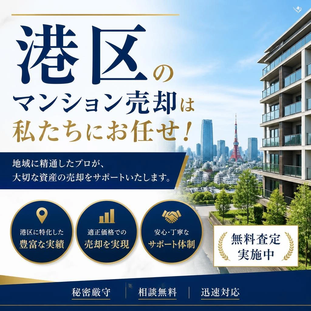 港区のマンション売却は私たちにお任せ！