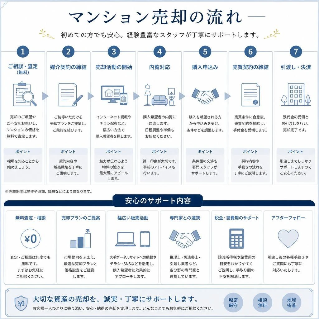 4. 売却プロセスのステップ