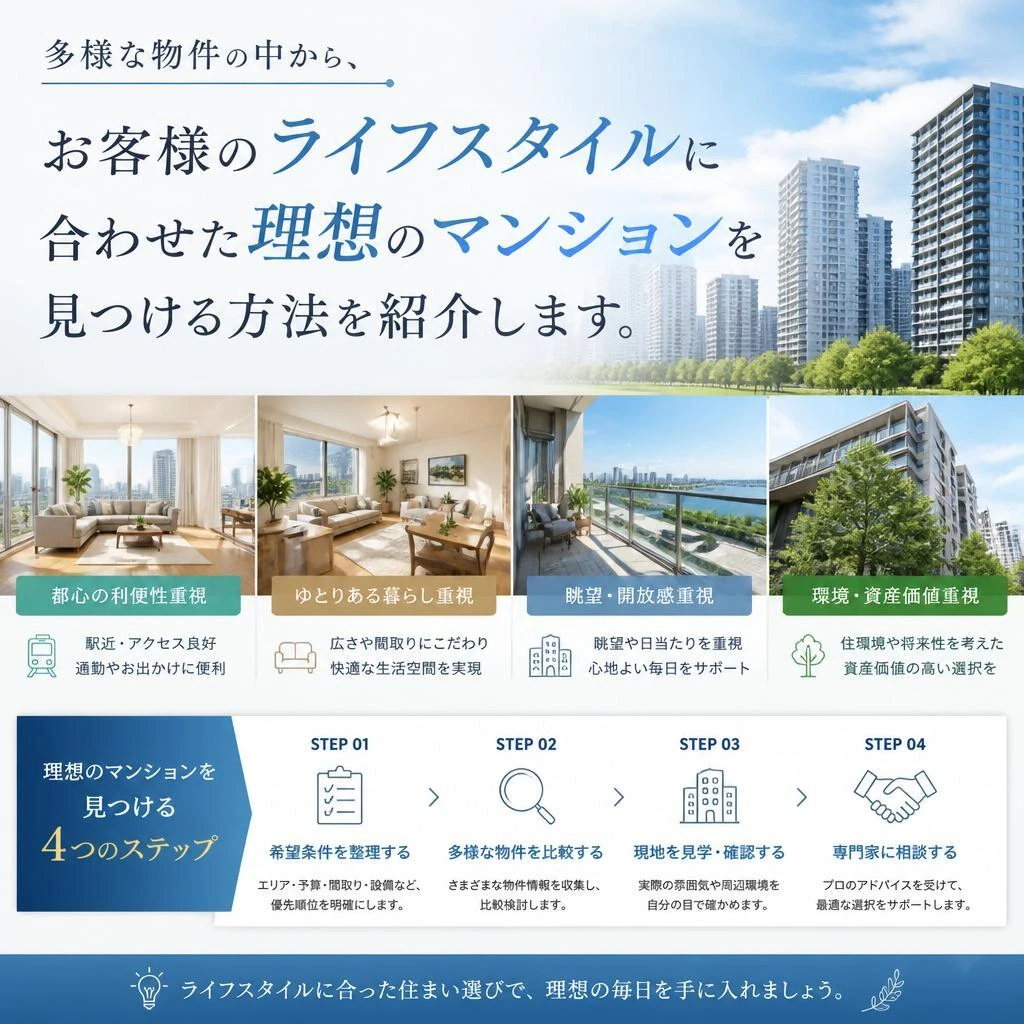 理想のマンション探し
