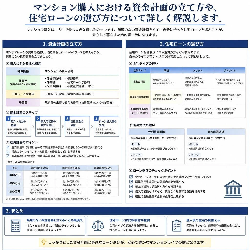 資金計画とローンの選び方