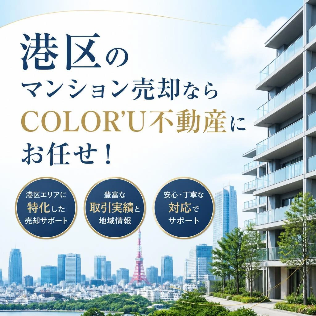 港区のマンション売却ならCOLOR’U不動産にお任せ！