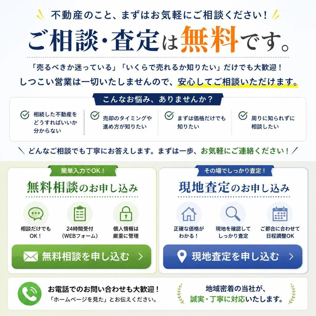 お問い合わせ・無料相談のご案内