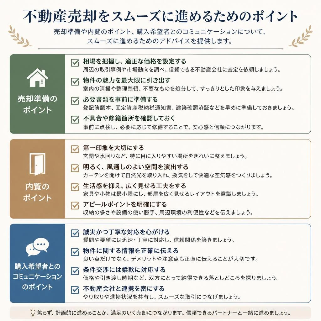 5. スムーズな売却を実現するために