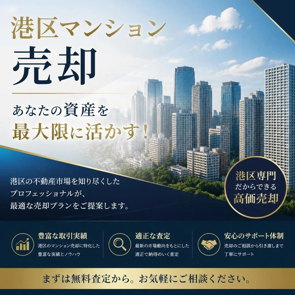 港区マンション売却、あなたの資産を最大限に活かす！