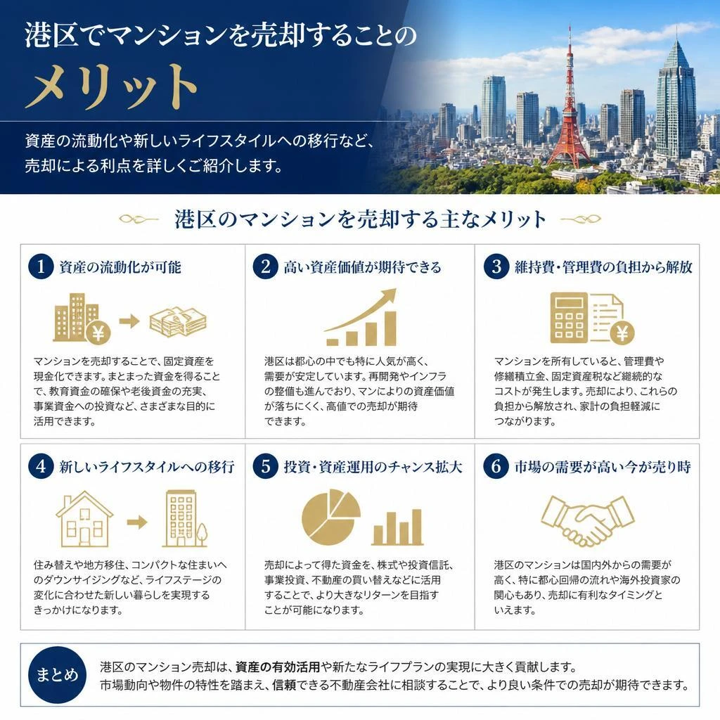 マンション売却のメリット