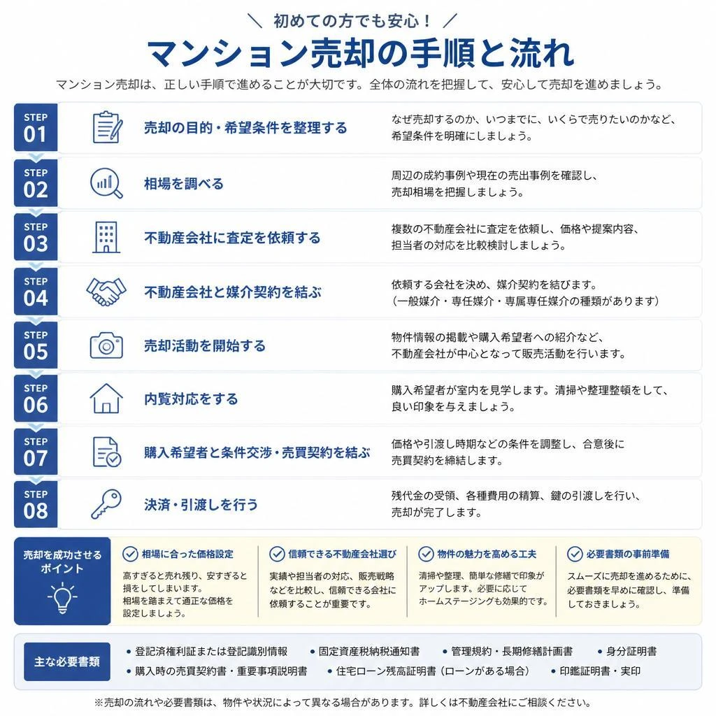 2. 売却の流れと手順