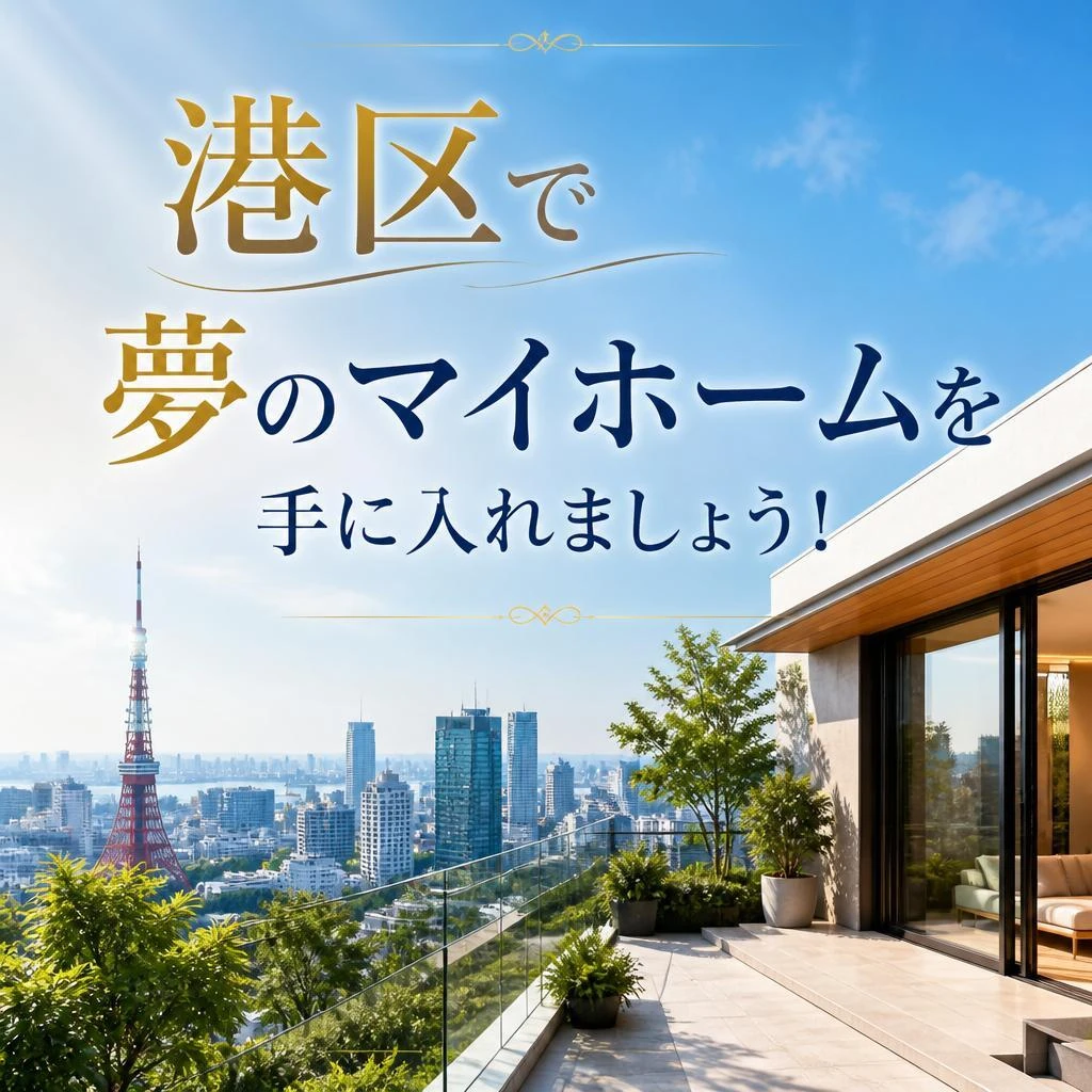 港区で夢のマイホームを手に入れましょう！