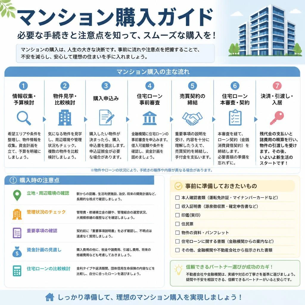 購入手続きの流れ