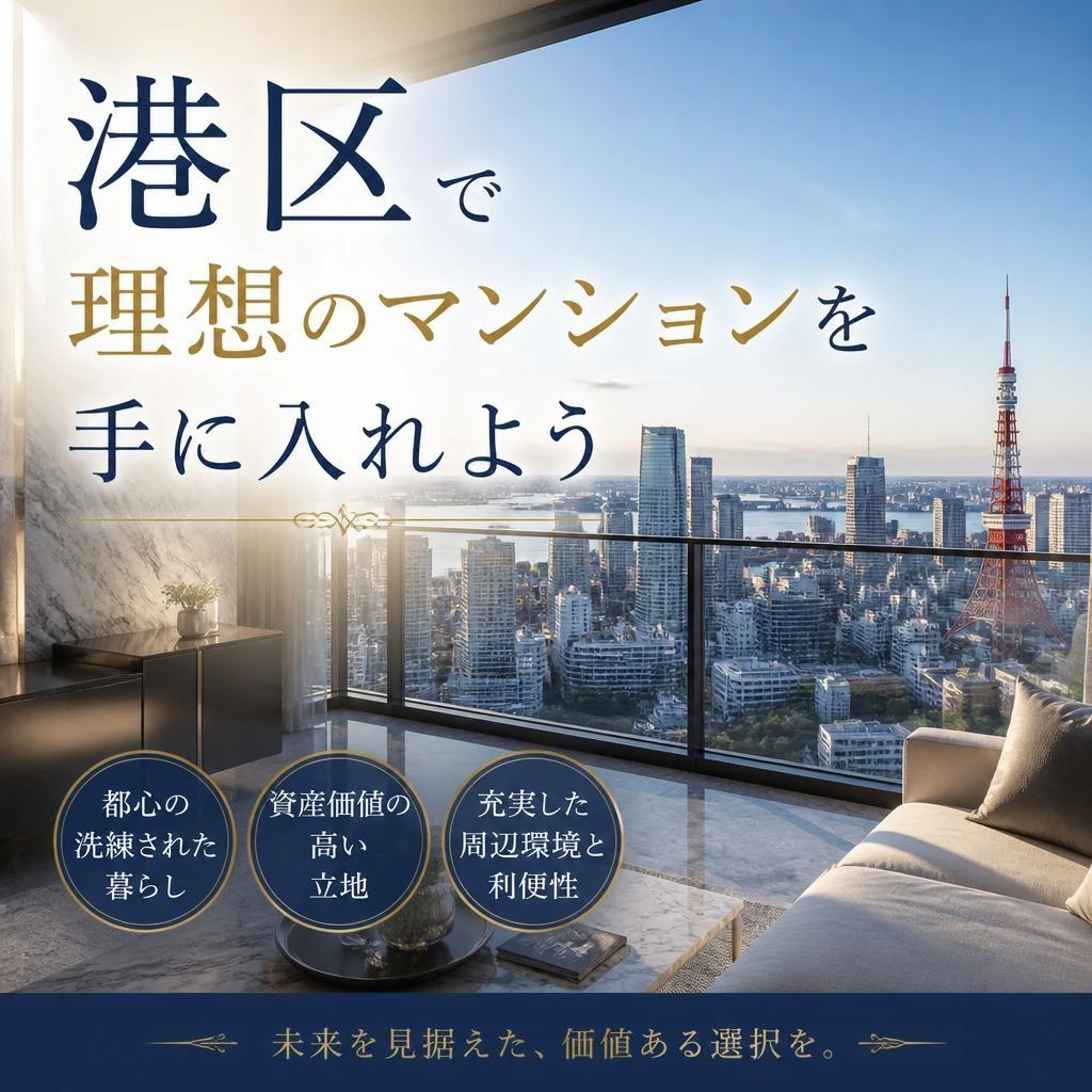 港区で理想のマンションを手に入れよう