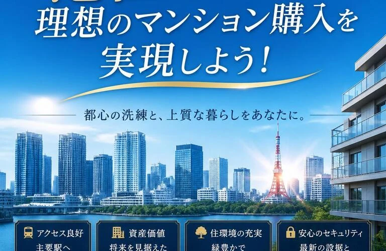 港区で理想のマンション購入を実現しよう！