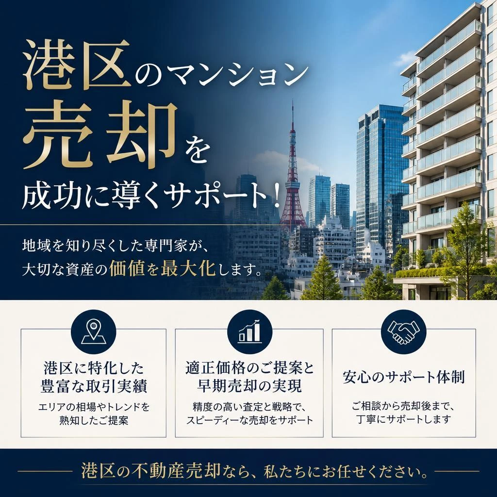 港区のマンション売却を成功に導くサポート！