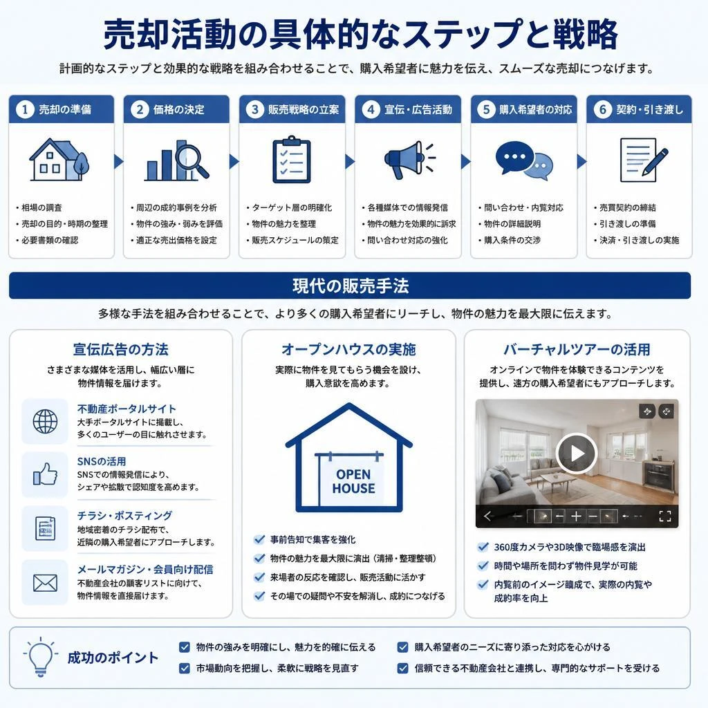 効果的な売却活動の進め方