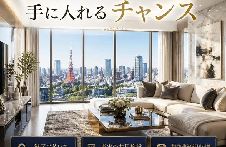 港区で理想のマンションを手に入れるチャンス