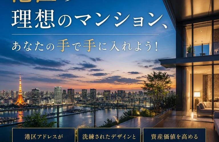 港区の理想のマンション、あなたの手で手に入れよう！