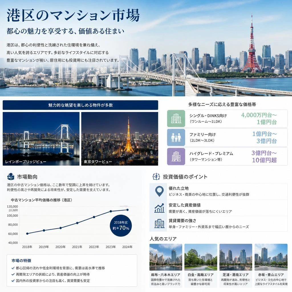 港区のマンション市場の現状