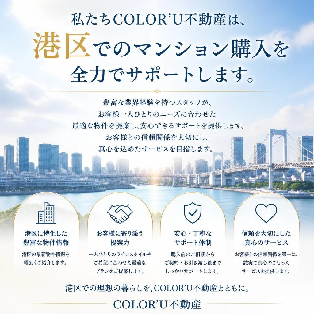 Color'U不動産のサポート体制