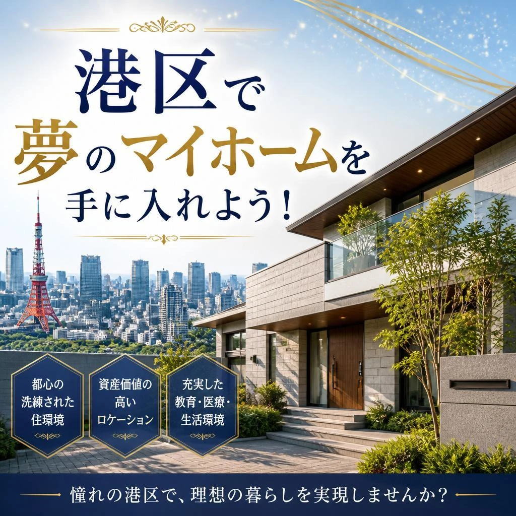 港区で夢のマイホームを手に入れよう！