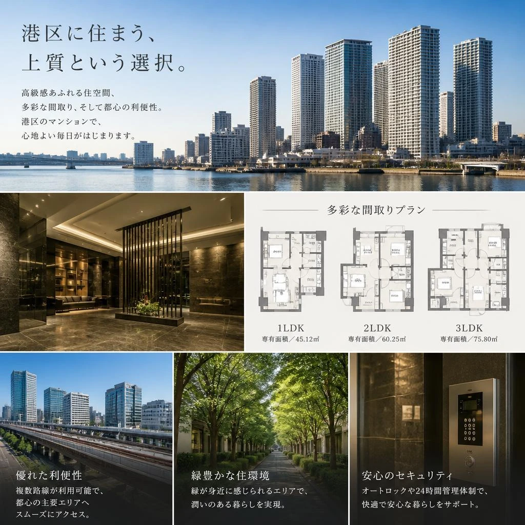 港区マンションの特徴