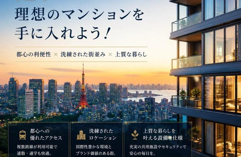 港区で理想のマンションを手に入れよう！