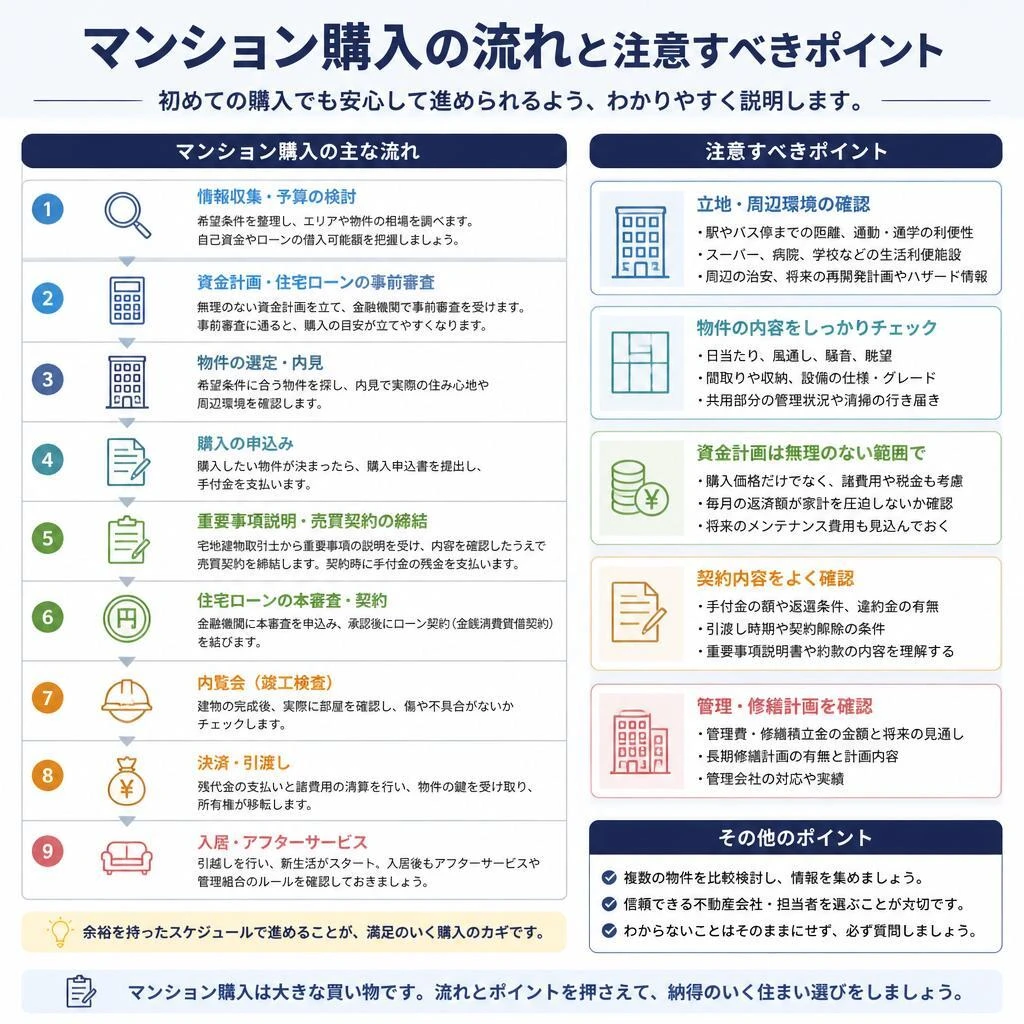 購入の流れと注意点
