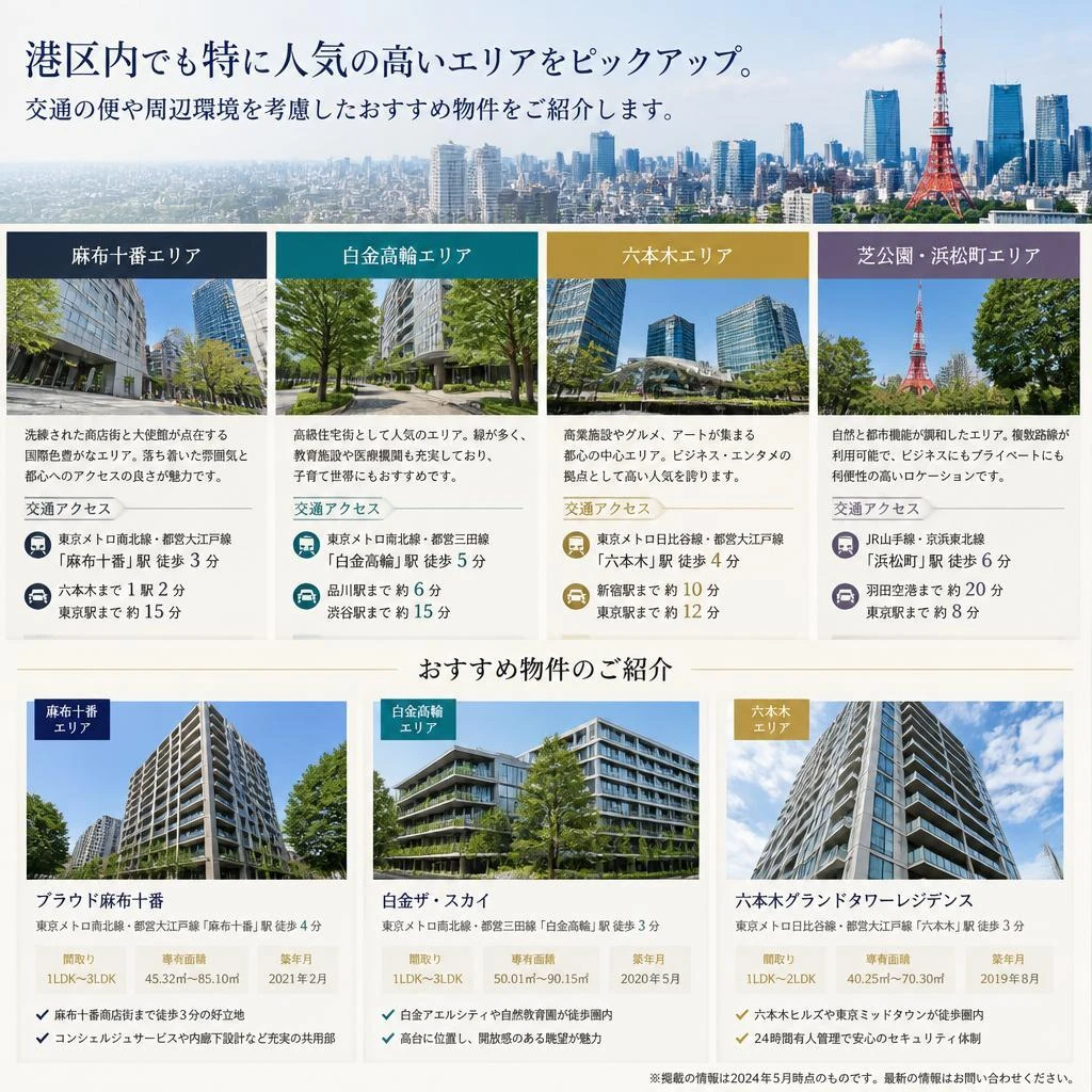 おすすめの港区エリア
