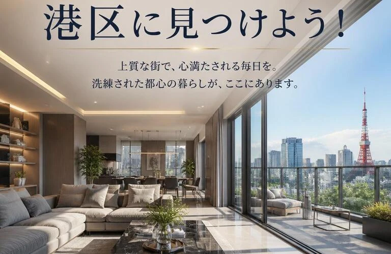 あなたの理想の住まい、港区に見つけよう！