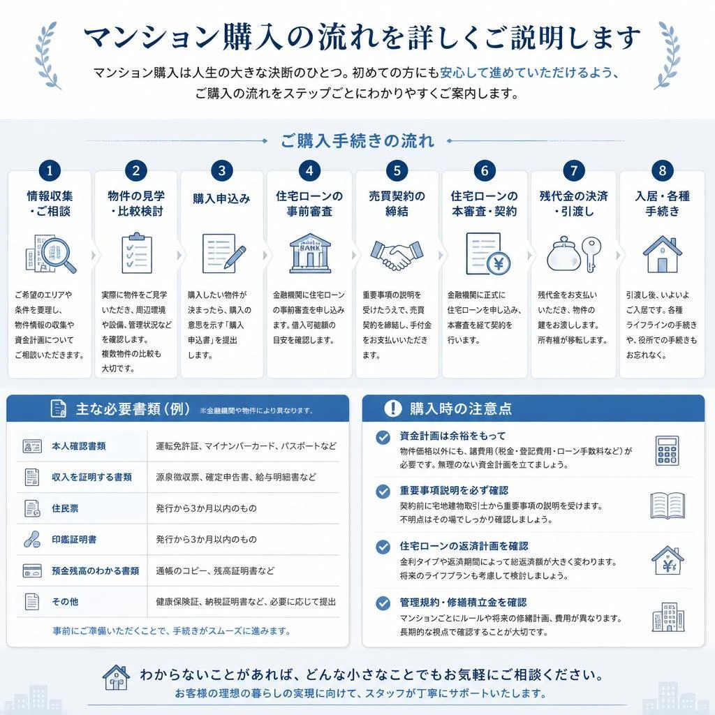 購入手続きの流れ