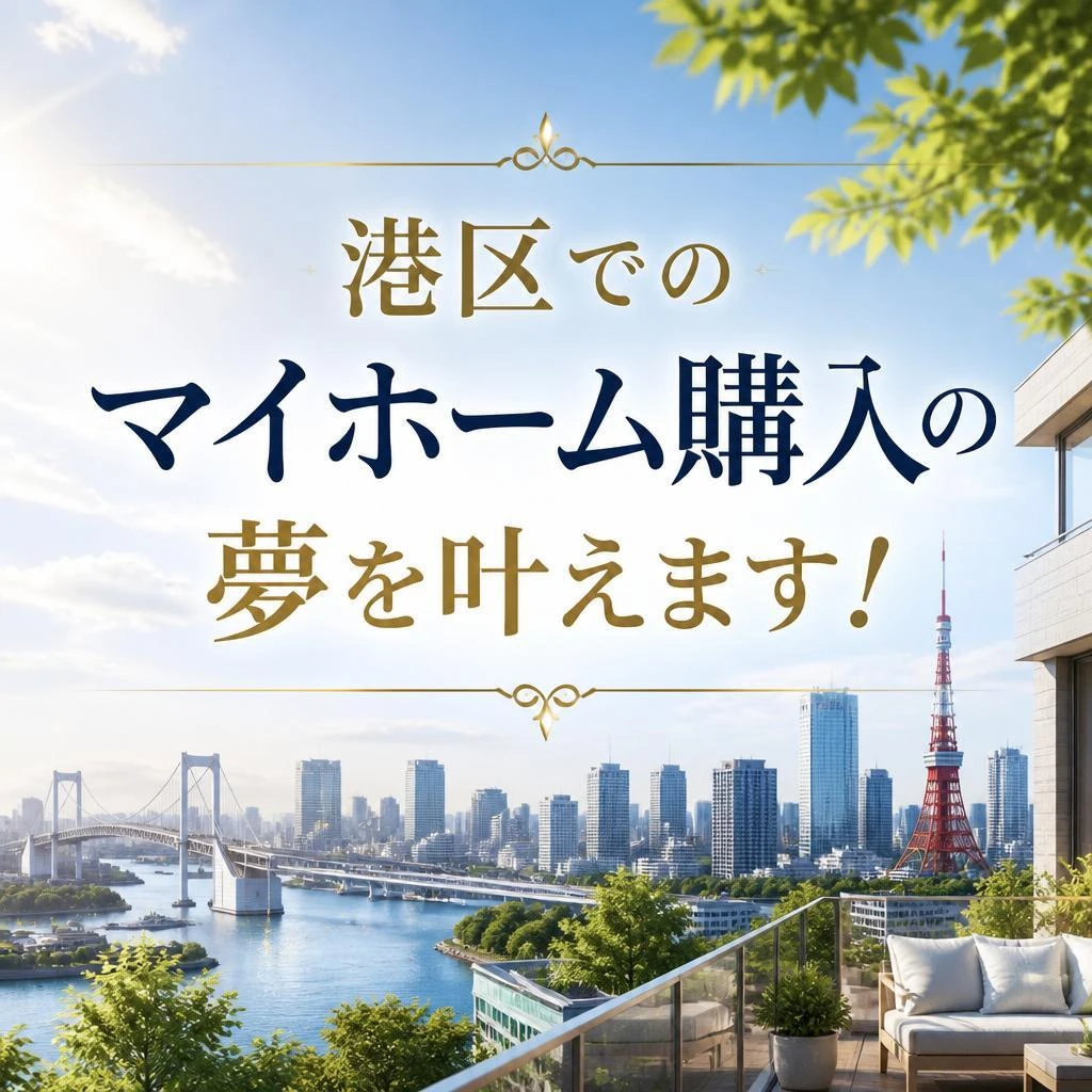 港区でのマイホーム購入の夢を叶えます！