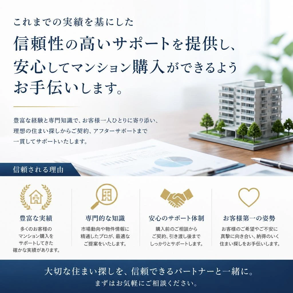 実績あるサポート体制