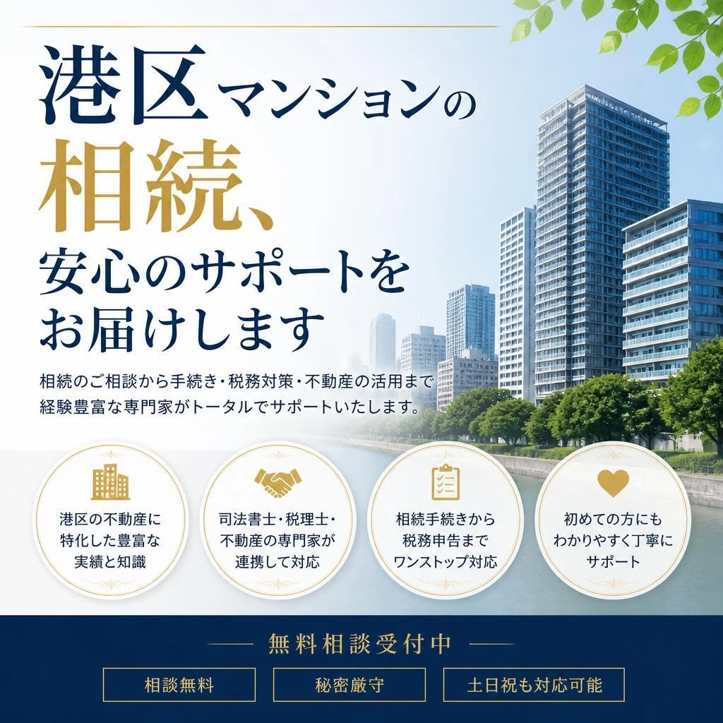 港区マンションの相続、安心のサポートをお届けします