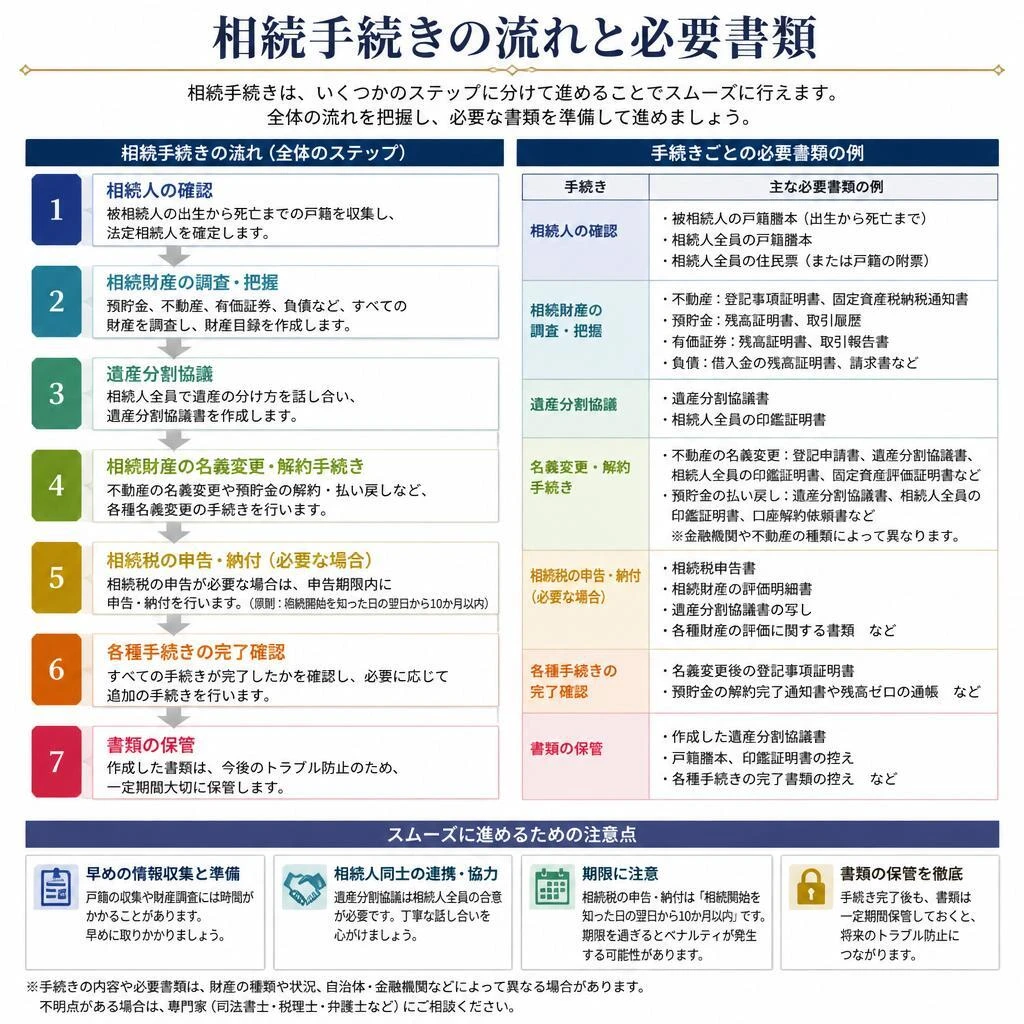 相続手続きの流れ