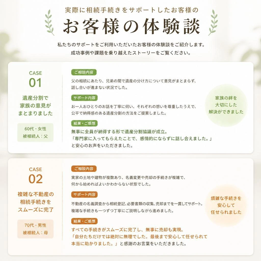 実際のお客様の事例