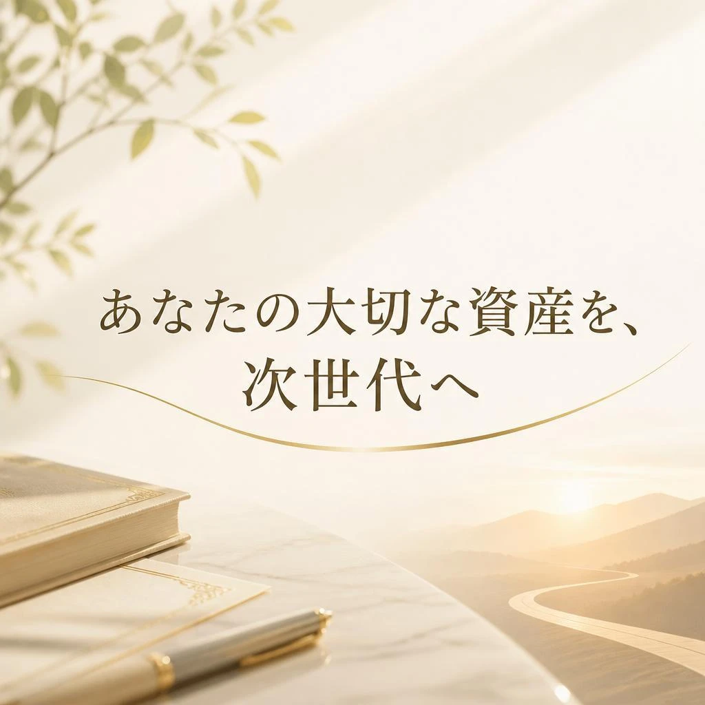 「あなたの大切な資産を、次世代へ」