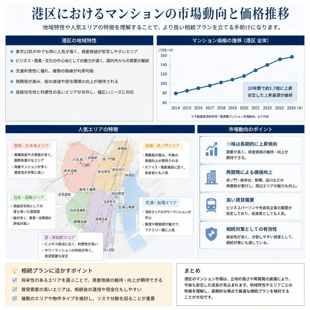 港区のマンション市場
