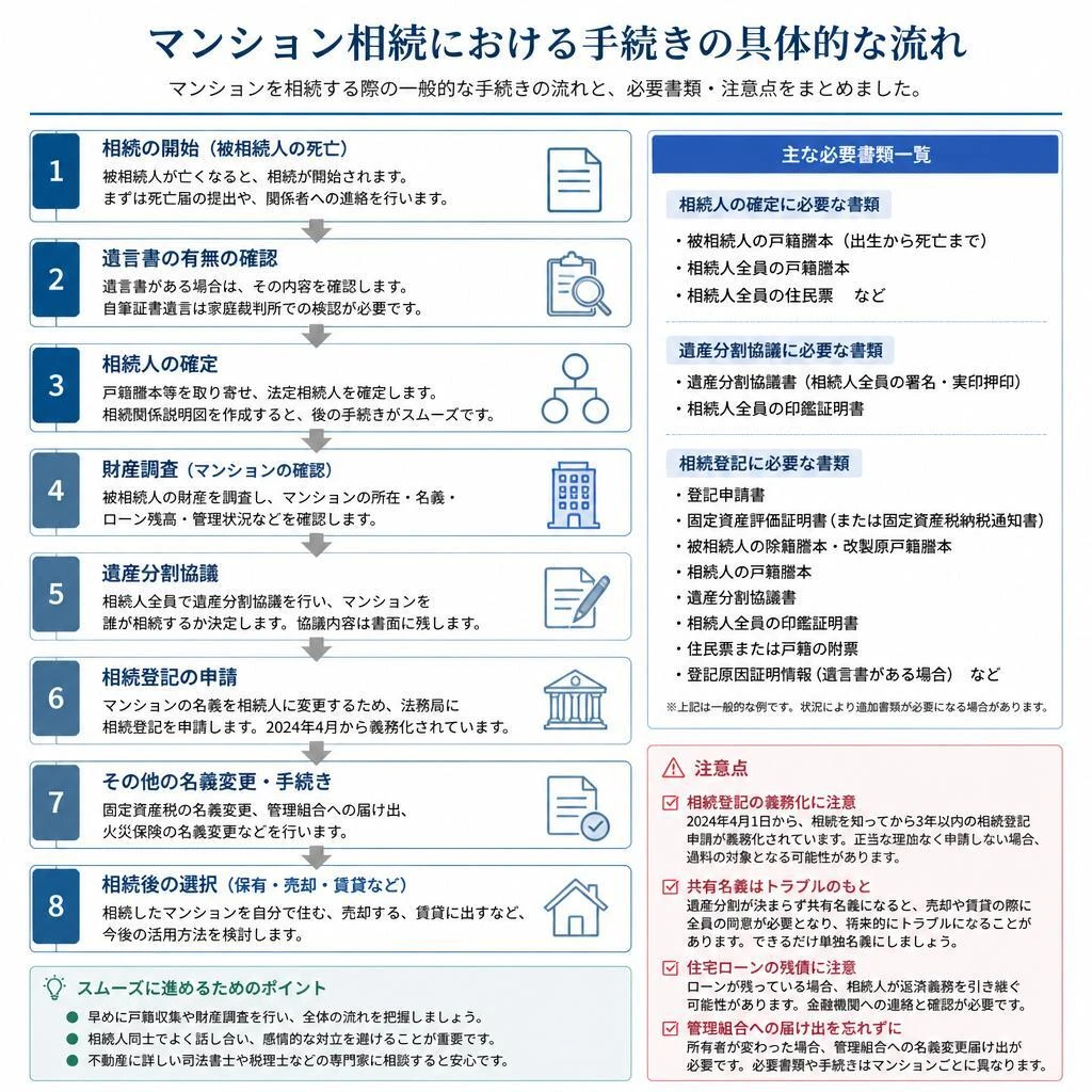 相続手続きの流れ