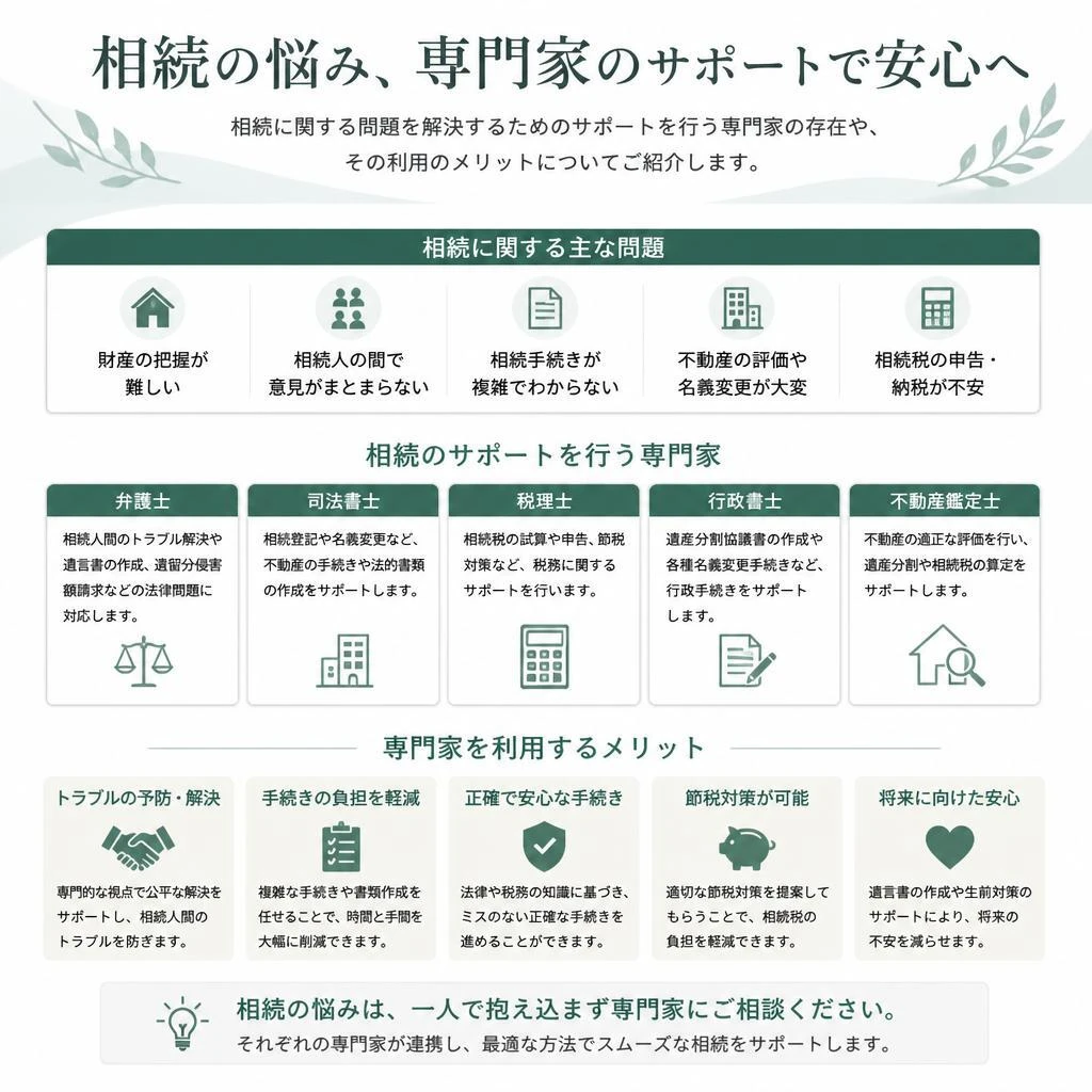 専門家によるサポート