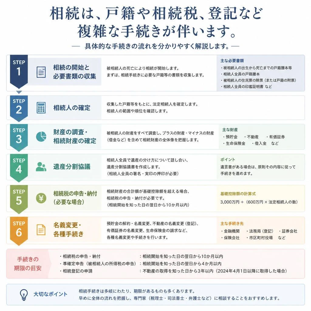 相続手続きの流れ